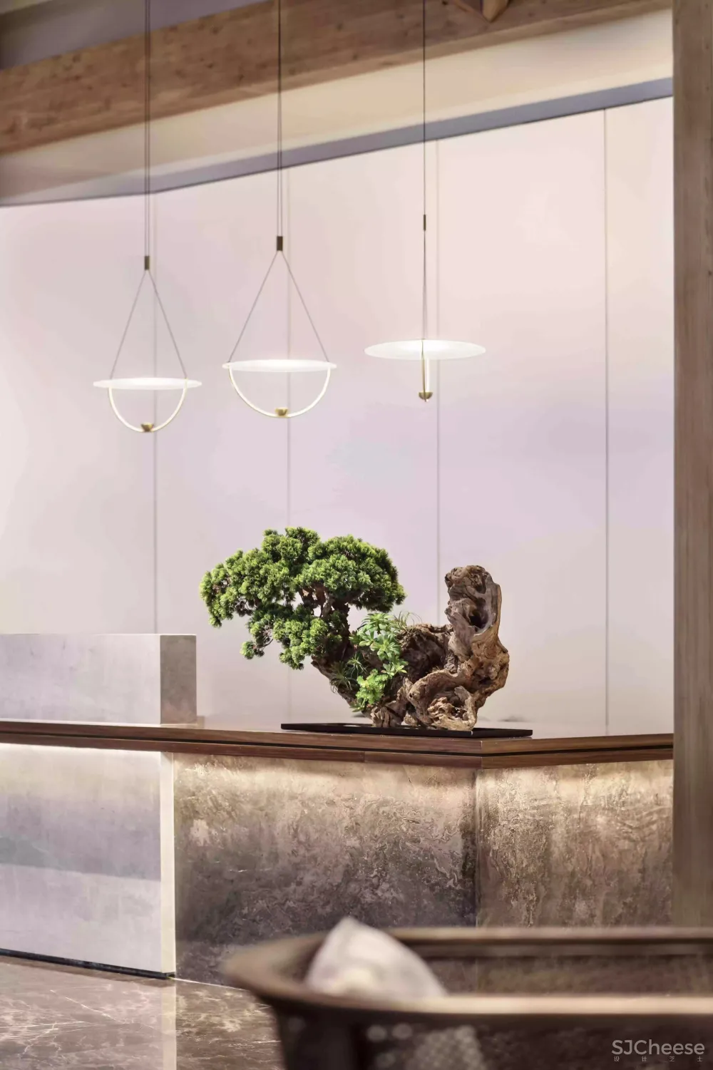 柏年印象设计 西安里城柳岸十里售楼中心 内敛的东方美学