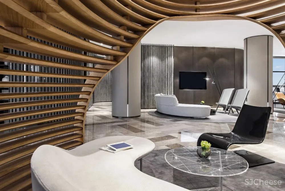 牧笛设计力作丨原木、灰砖,追求美感与质朴的平衡