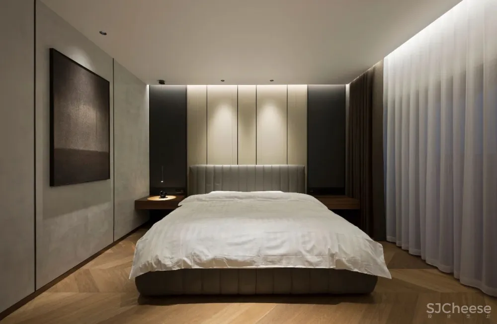 380㎡现代轻奢大宅,用线条勾勒空间的精髓!