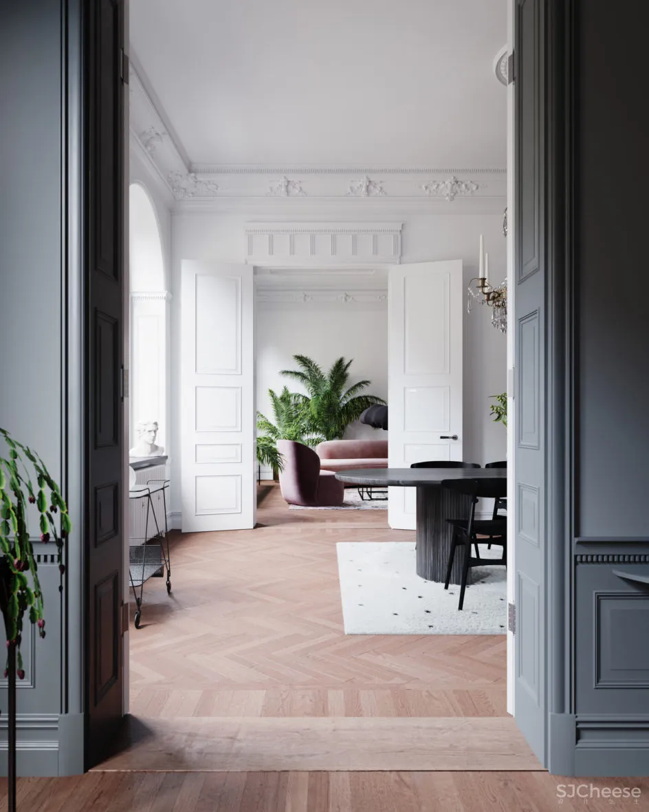 Tina Bergman | Stockholm Apartment , 北欧淡雅的极简主义