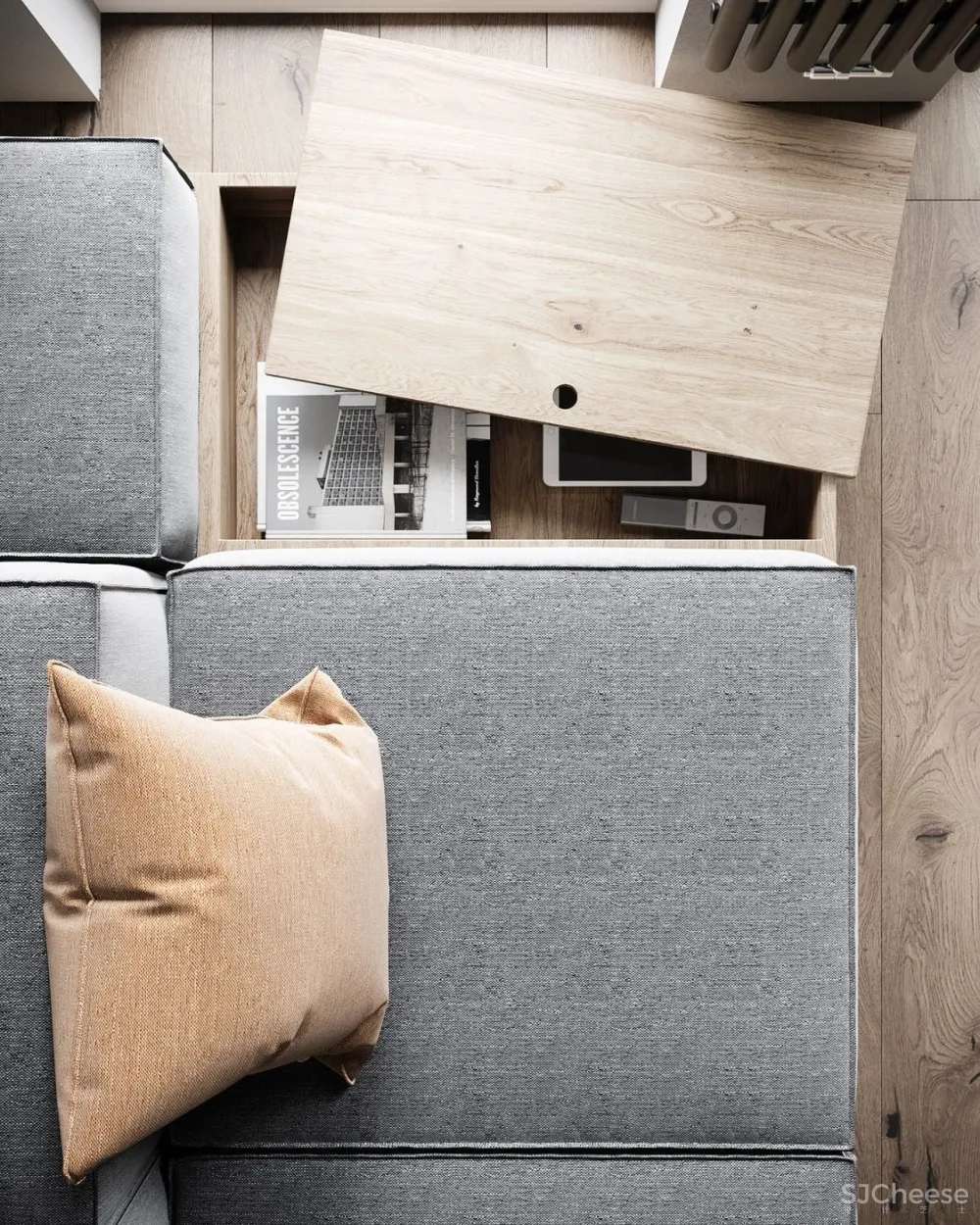 简约复式公寓,石材墙面竟如此有质感