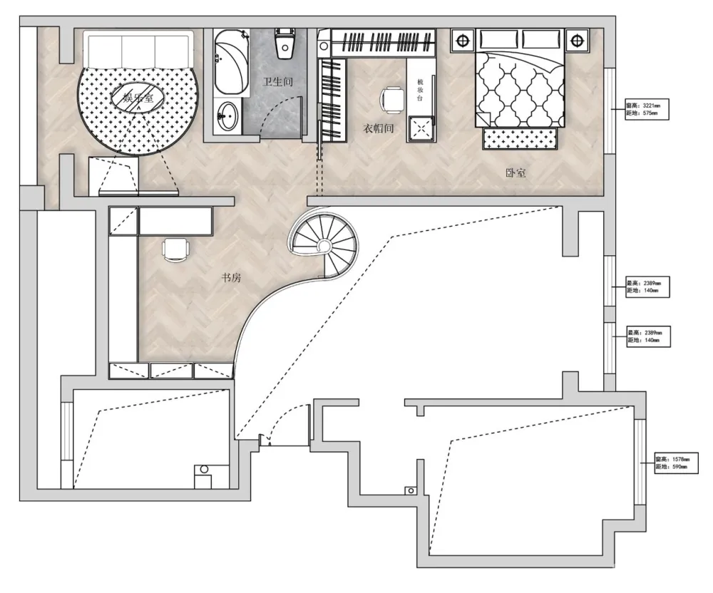 北京95后姑娘,36w把105㎡三居改五居,住三代人,坐拥影音室、游戏房、衣帽间!