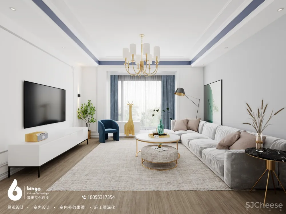 夏日里的小清新 现代美式