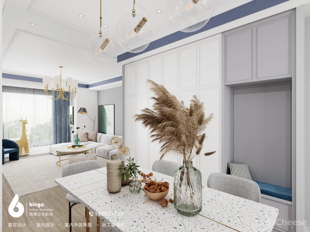 夏日里的小清新 现代美式