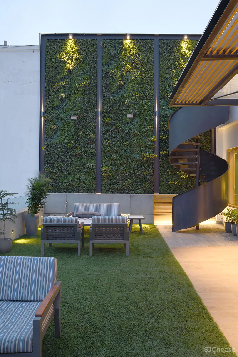 来自印度的日式风味丨印度屏风住宅