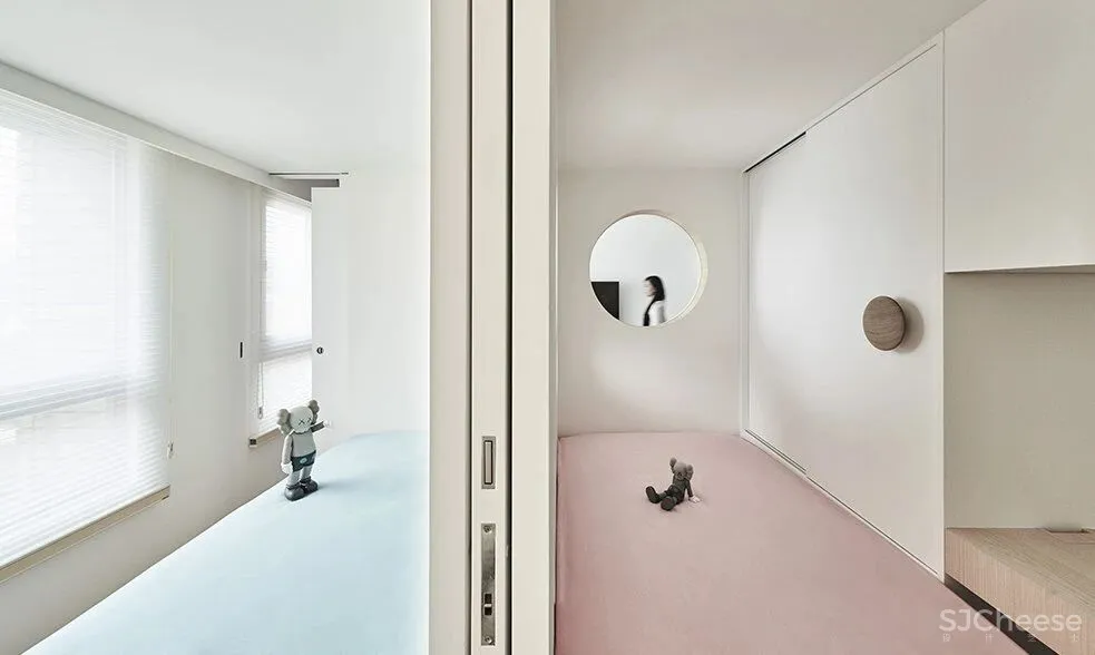 56㎡ 打造四居室,1㎡ 都不浪费!