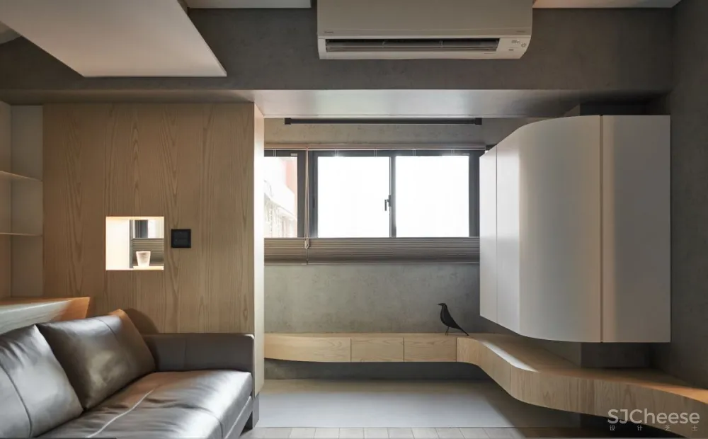 66㎡ 两居室,灯带这样用让家更有型