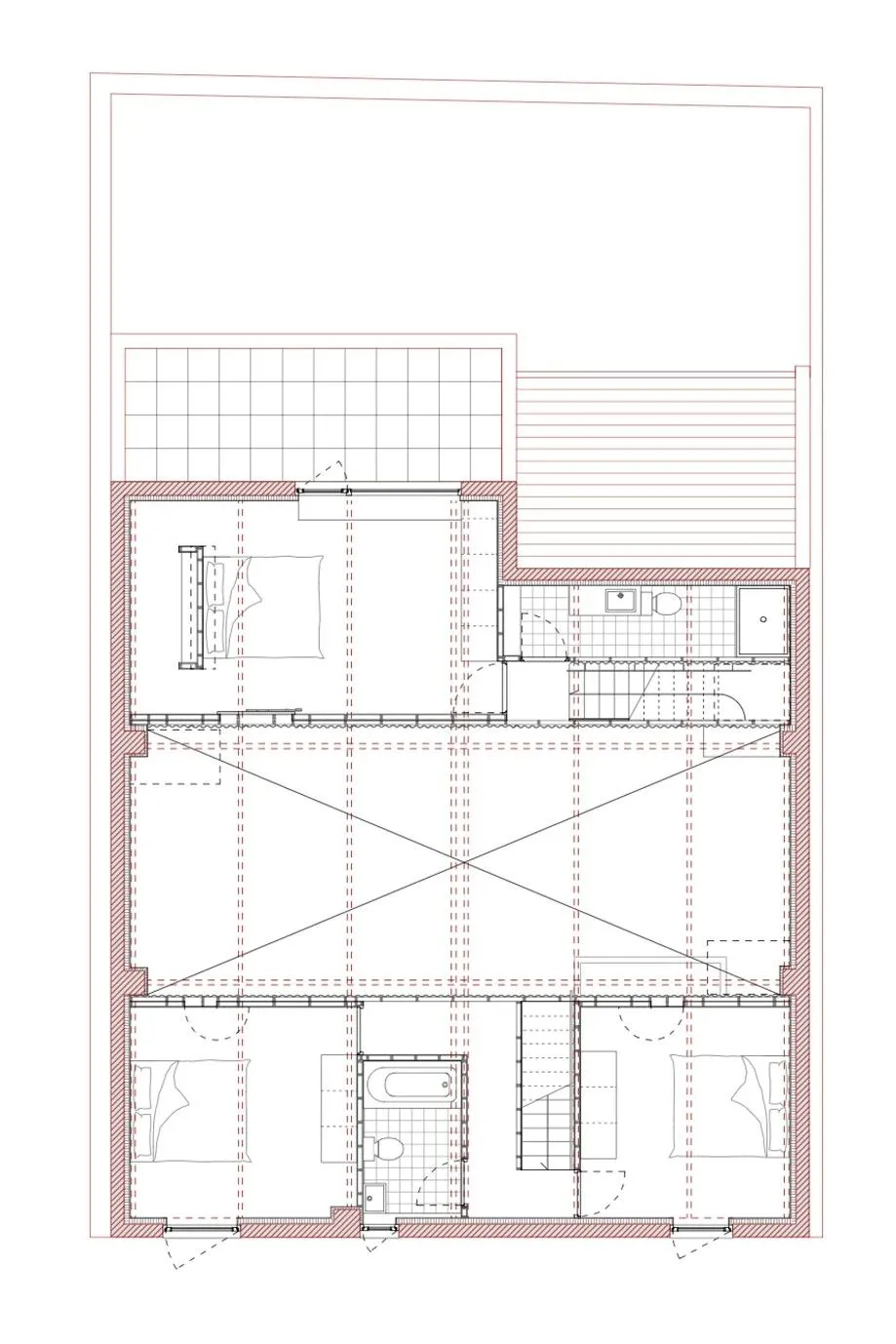 仓库改造成工业风的家,巧开天窗让空间更通透