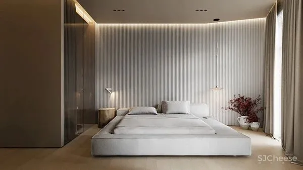 80㎡ 的一室户,隐藏式厨房布局更巧妙