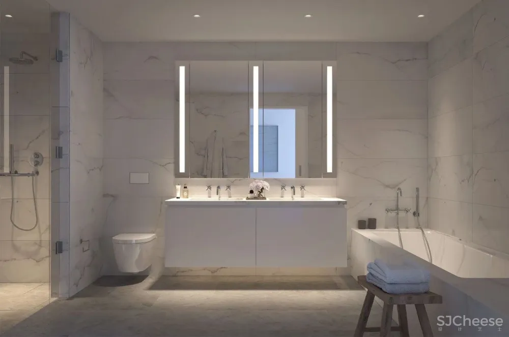 Richard Meier 设计的公寓楼,极简主义精装够低调、也够奢华!