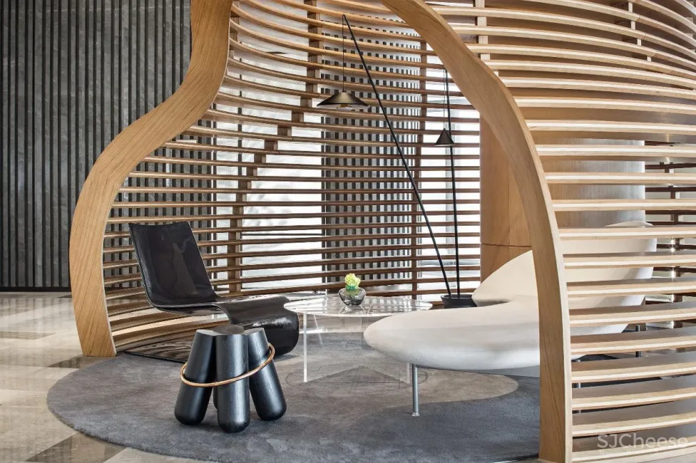 牧笛设计力作丨原木、灰砖,追求美感与质朴的平衡