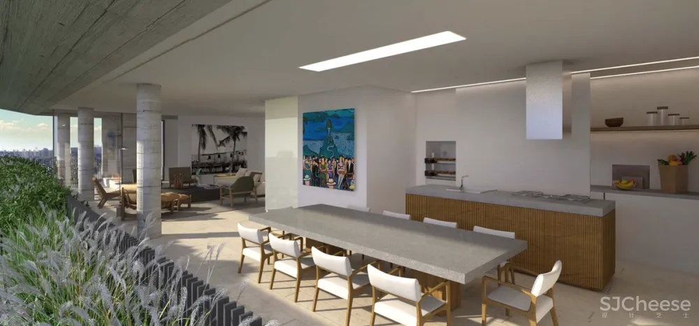 550㎡ 大平层,自然简约的画风比别墅更高级