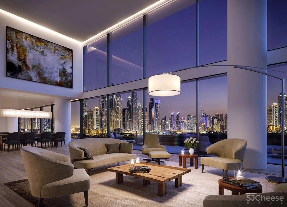 迪拜最贵的“空中别墅”,英国、奥地利、日本三大事务所联手打造,最小户型300平米!