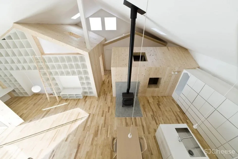 K住宅:房子里的村落,札幌 yoshichikatakagi associates