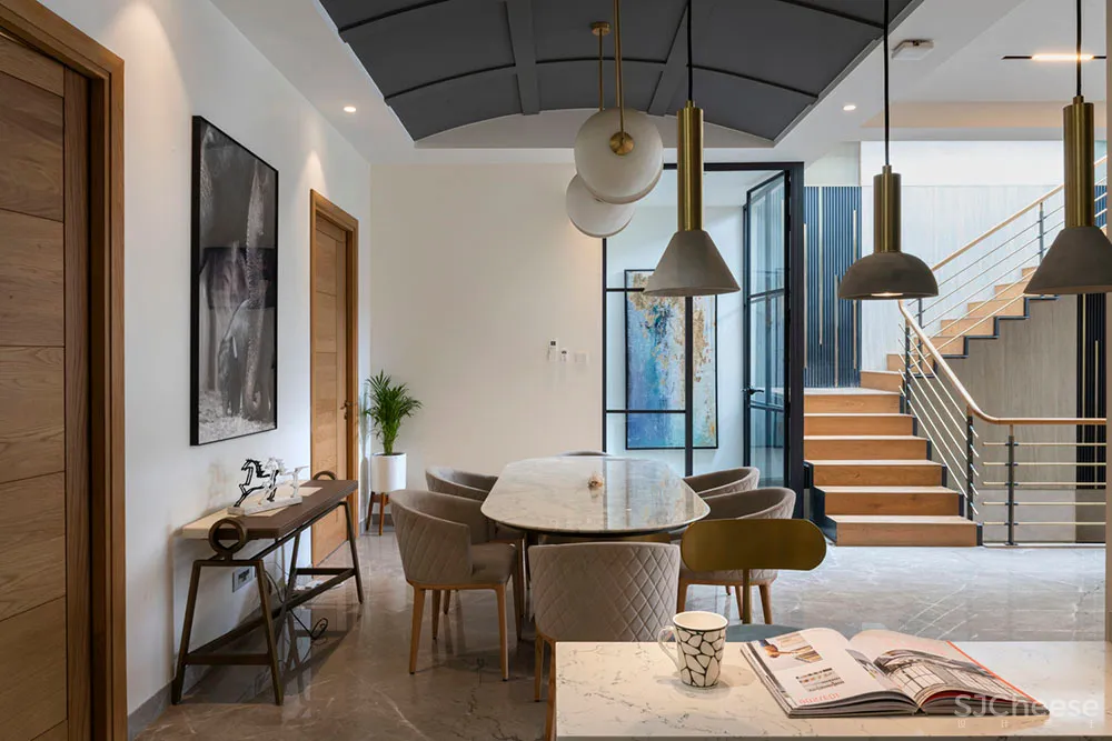 来自印度的日式风味丨印度屏风住宅