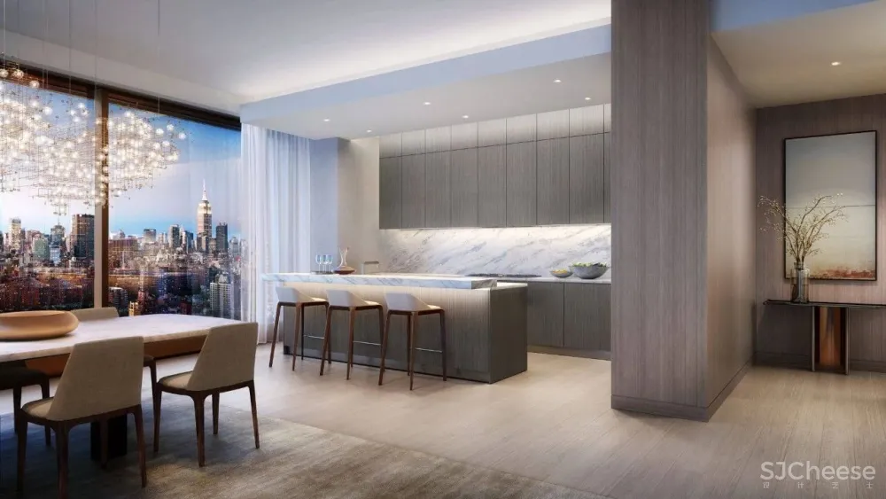 城市中心顶级豪宅进入大平层时代!有钱就买大平层吧!