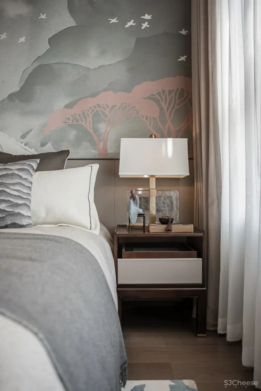 明德设计│塞上梦江南——银川万科翡翠公园上叠别墅样板间