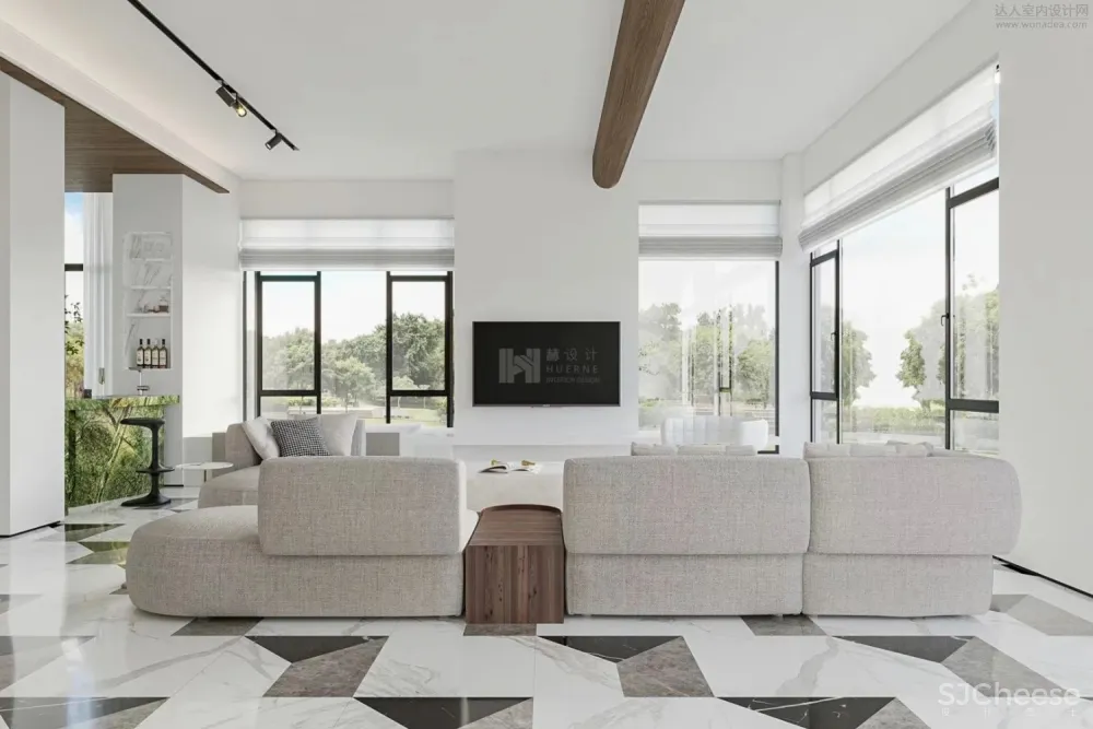 赫设计丨洗尽铅华的极简空间,历久弥新的浓情蜜意