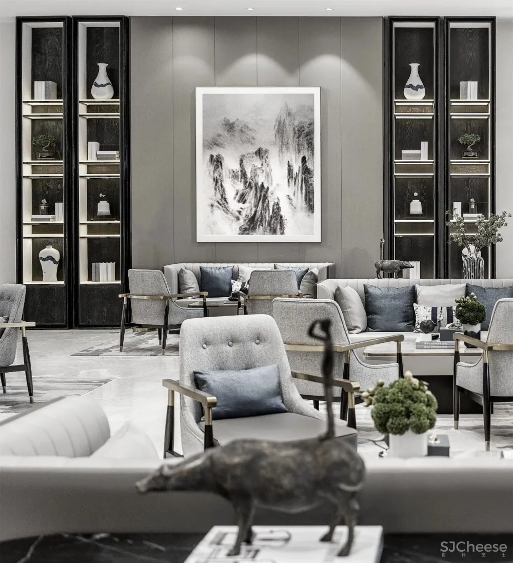 极致白意境,泼墨水云间