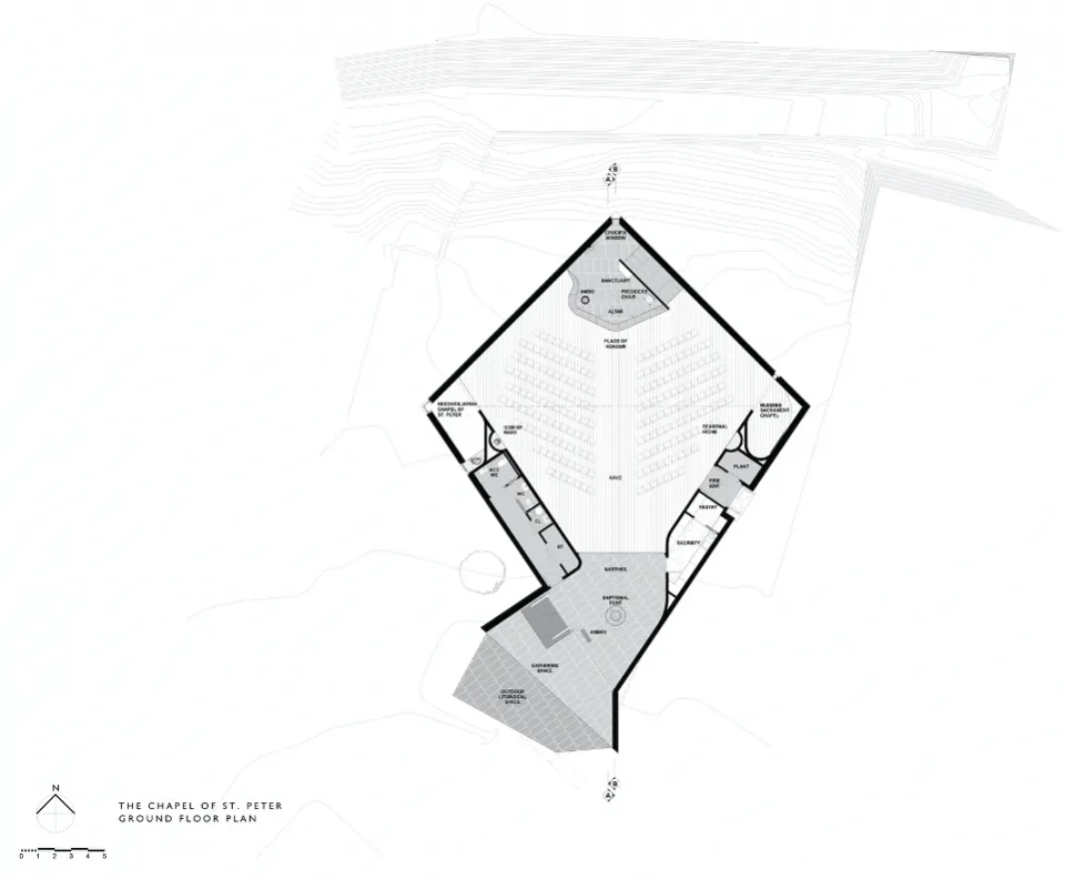 新西兰圣彼得教堂,传达爱与救赎 Stevens Lawson Architects