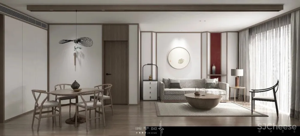 年轻人的中式,没有瓷器、屏风和红木家具,却美出诗意!