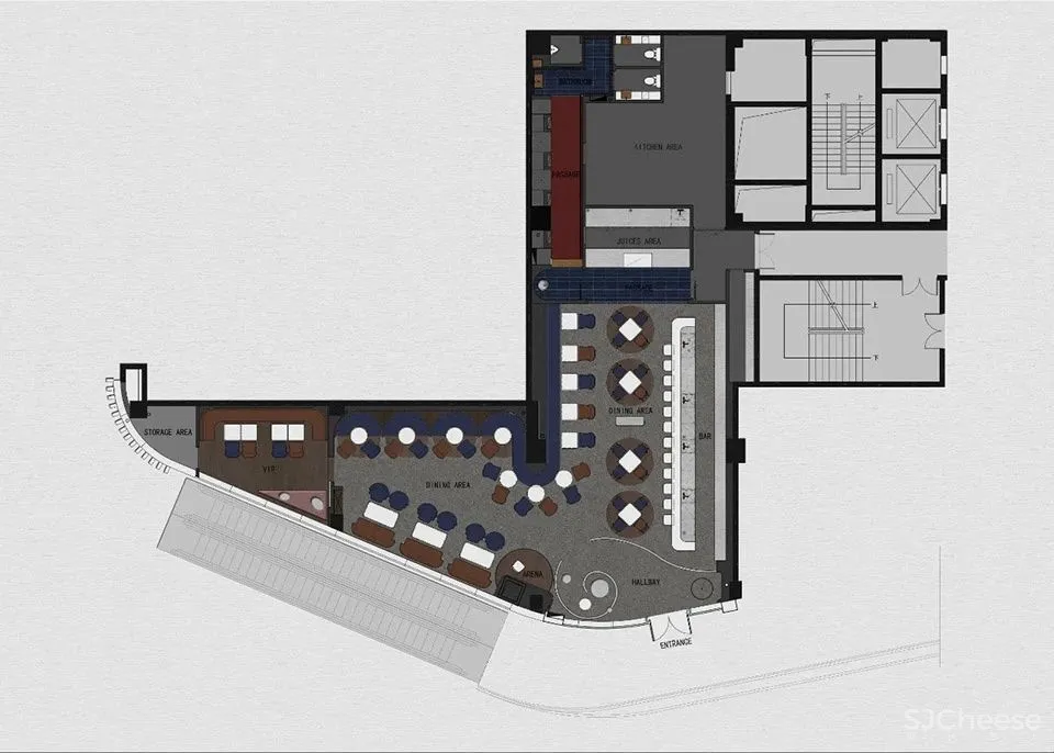 OF 三谷 西餐酒吧：以航海为主题的避世空间，杭州 吾好空间设计