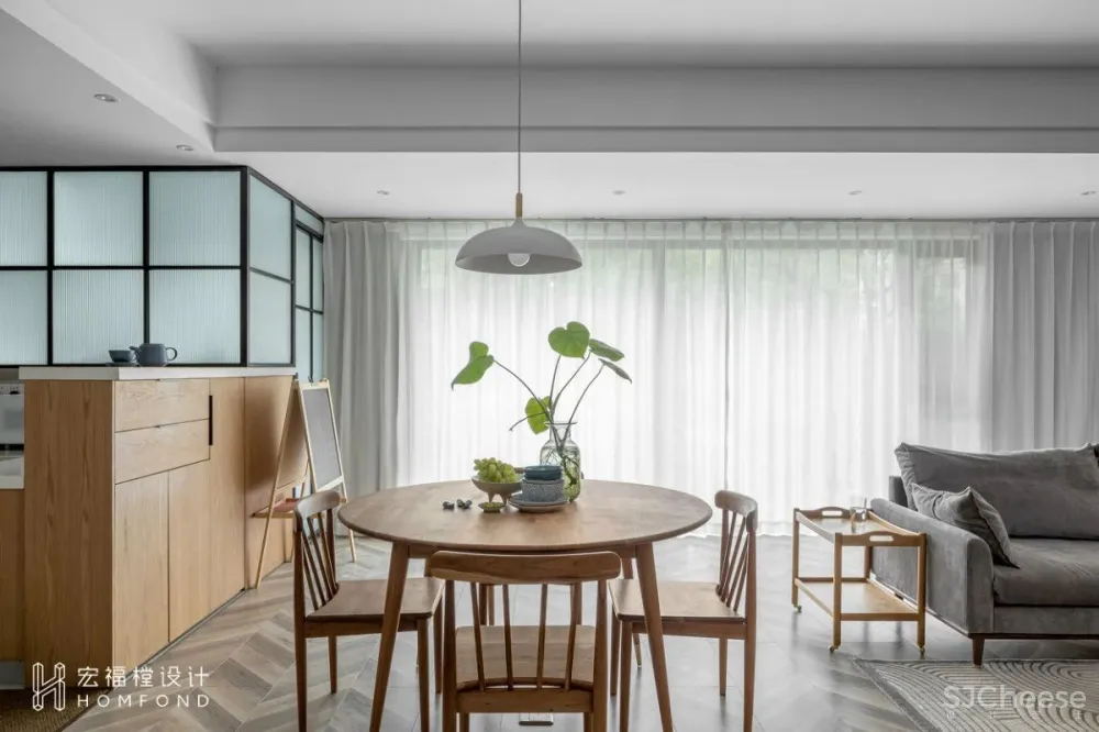 精致日式，打造交流互动空间 宏福樘设计