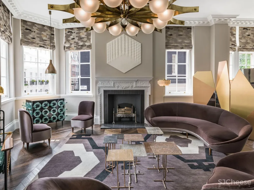 【搭-配】South Audley Street Apartment 艺术与功能性的完美结合