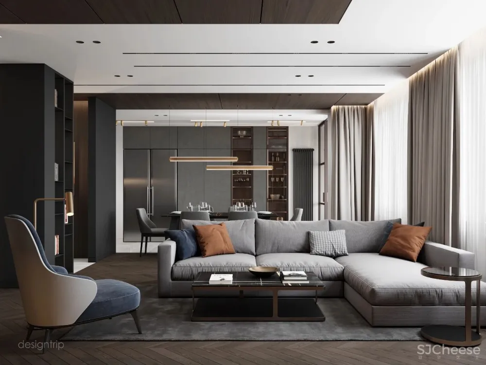 100个·轻奢系客厅设计