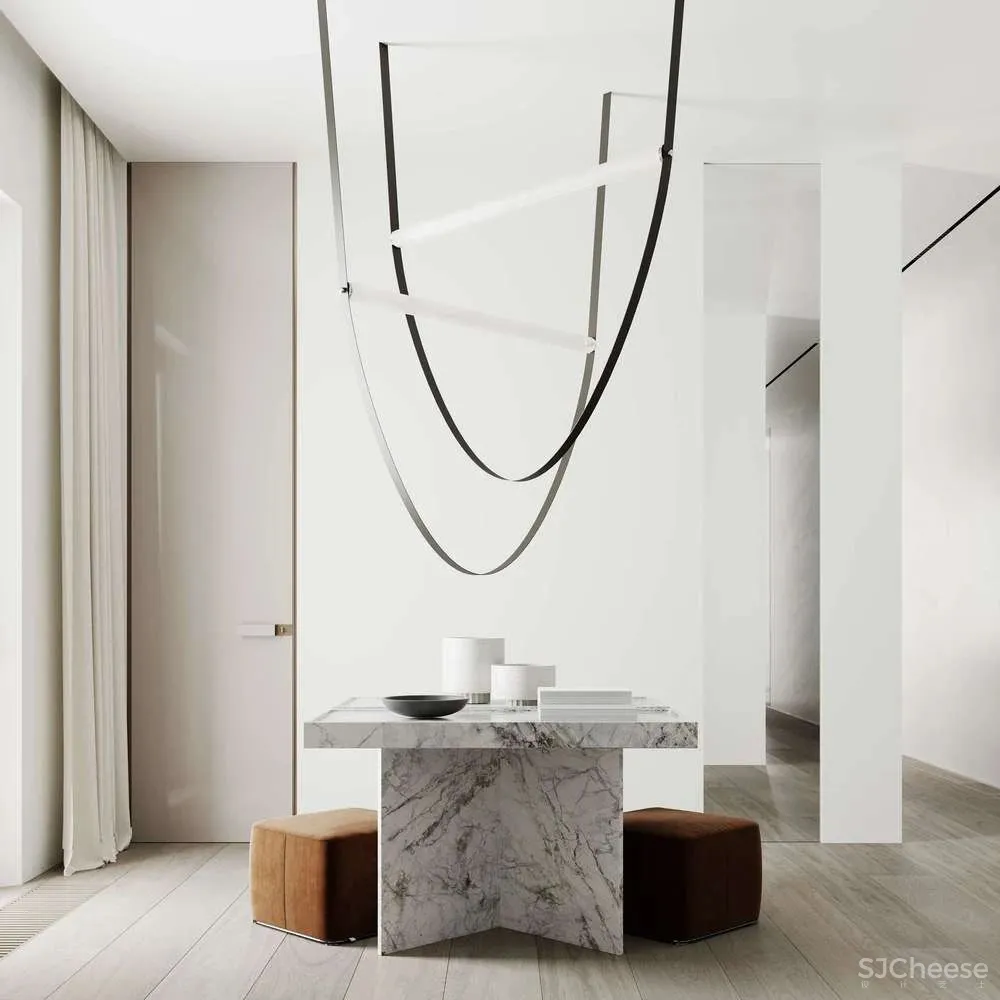 简约清新的自然新居,充满仪式感的平层大宅