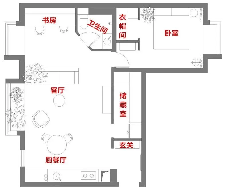 北京姑娘的63m²一室,满是植物标本、墨绿色彩!网友直呼:有仙气!