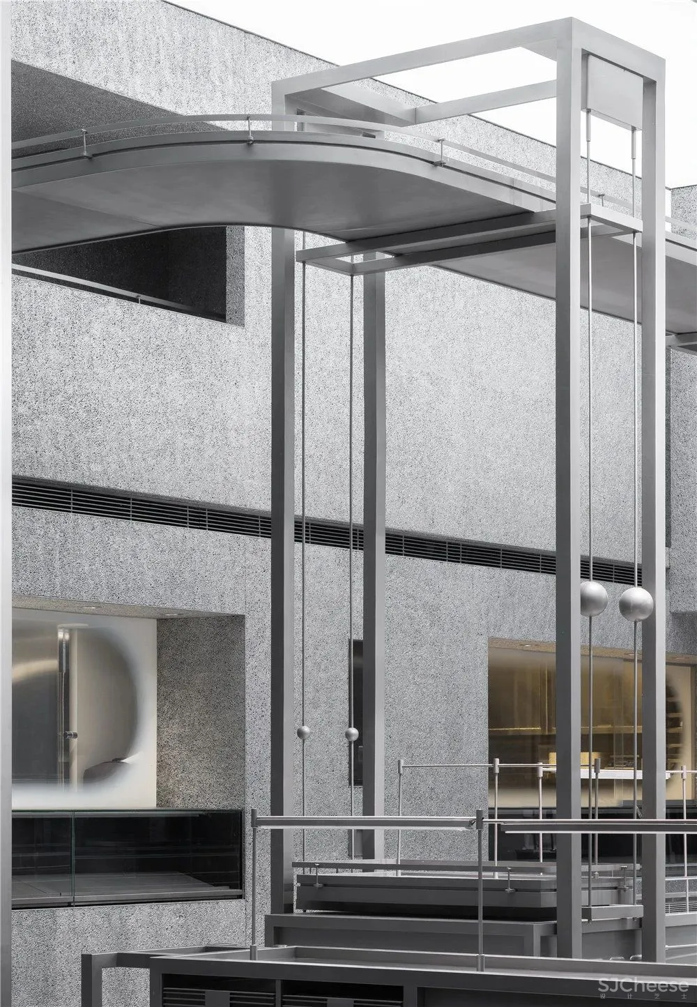 Das Lab新作丨后工业时代的机械美学喜茶体验店