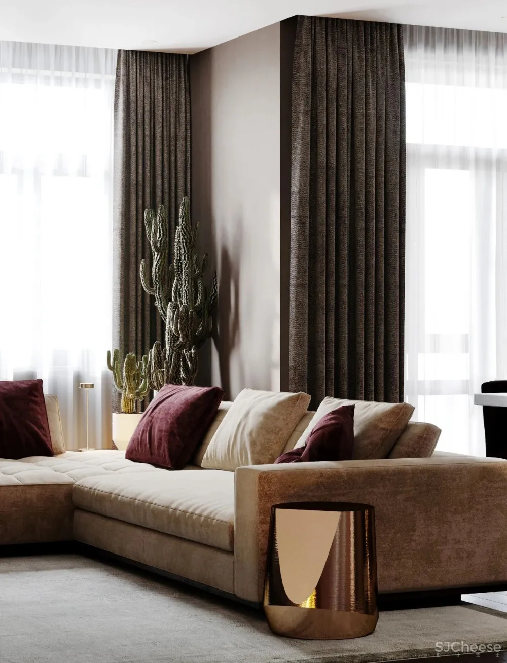 86㎡优雅紫私宅，令人无法抗拒的知性美！