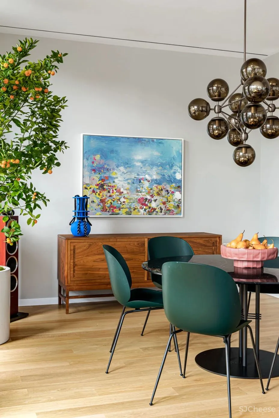 纽约TRIBECA的多彩嬉戏公寓