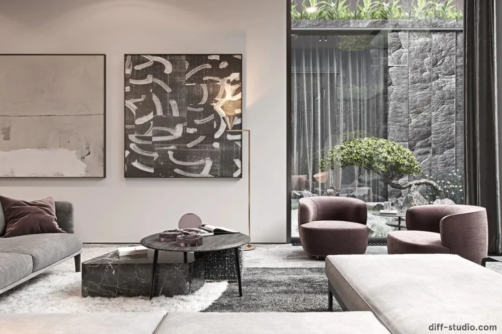 Diff新作 北京轻奢私宅,质感满分!