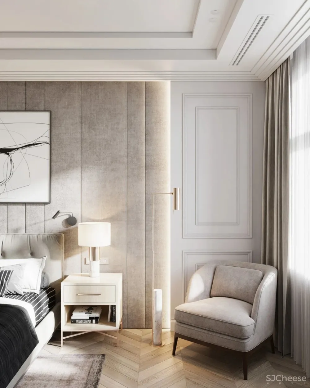 灰白 木色,尽显高雅知性!