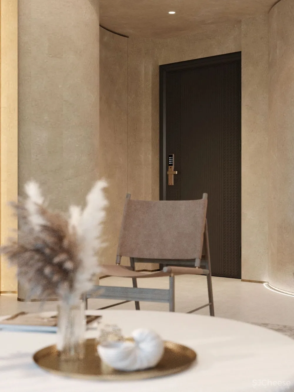 现代设计美学撞上侘寂风,演绎自然的设计美学!