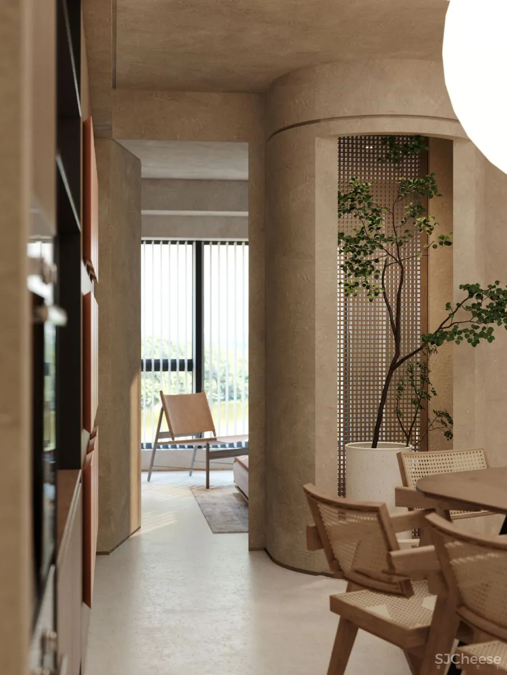 现代设计美学撞上侘寂风,演绎自然的设计美学!