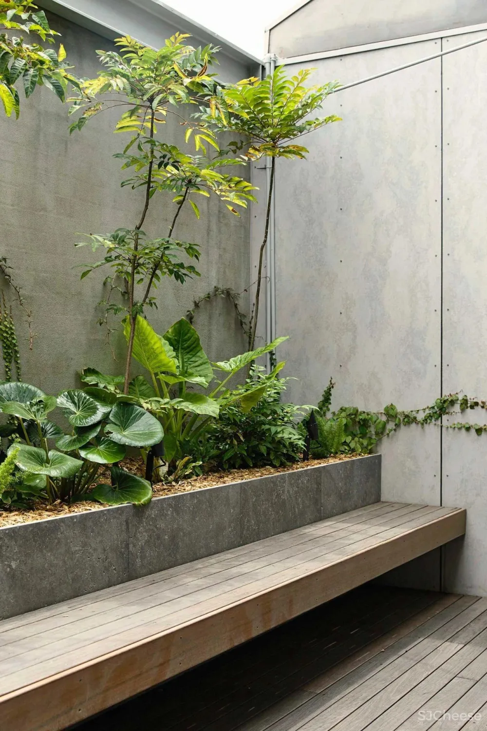 仓库改造成住宅, 弯曲的黄铜墙面惊艳了整个家