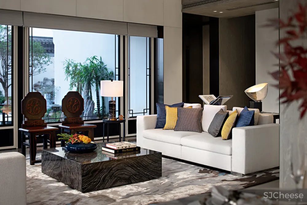 462㎡中式庭院,生活的每一步都很艺术!