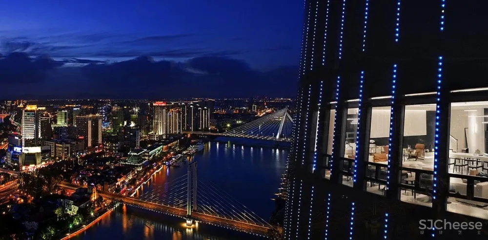 【中赫设计】天空之镜 宁波财富中心天际会所