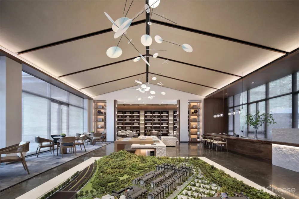 月印万川 隐屏售楼处 样板房 柏年印象设计