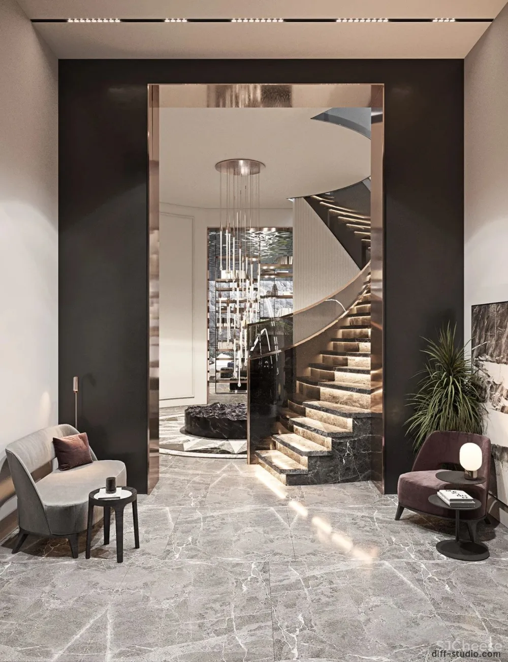 Diff新作 北京轻奢私宅,质感满分!