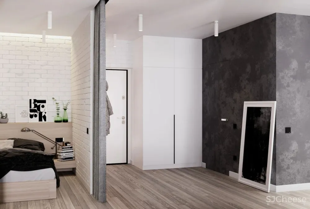 48㎡单身男人的地方,简约时尚!