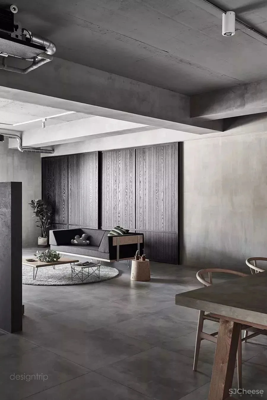 水泥墙，安之若素的静谧美学格调