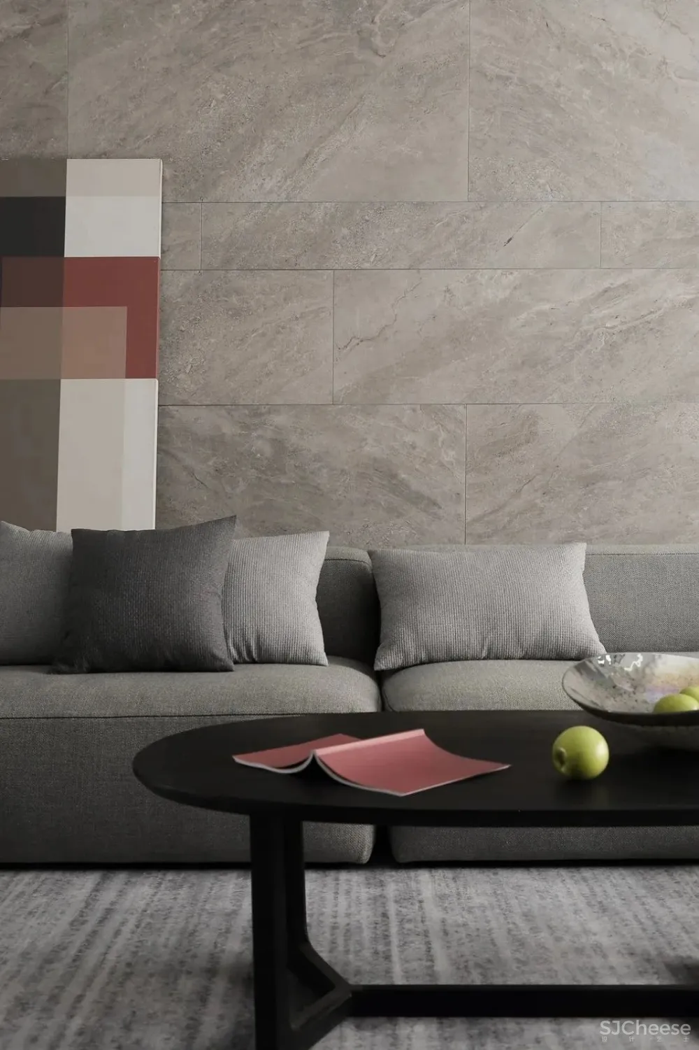 232㎡现代风的家,中西厨分离 隐形门,构建理性克制之美!