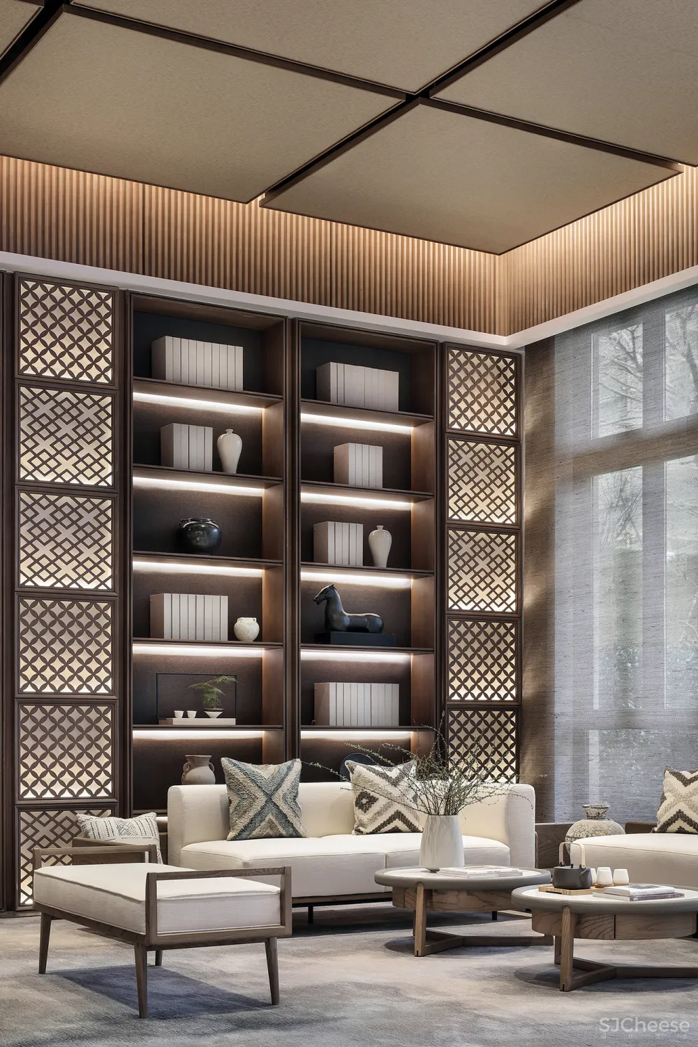 唤醒诗意的售楼中心——月印万川丨隐屏带你隐逸山居