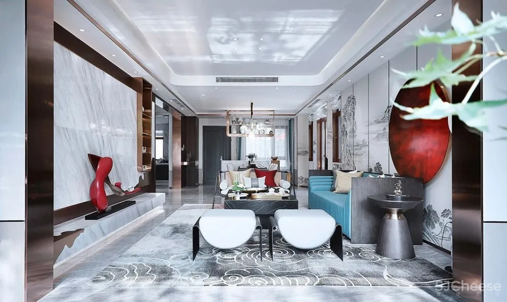 530㎡联排别墅,超美还是新中式!