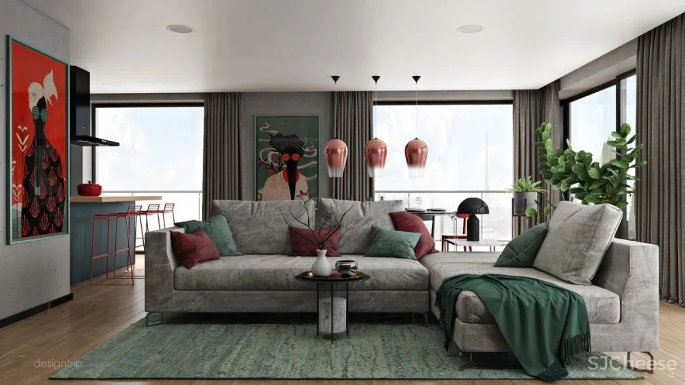 100个·轻奢系客厅设计