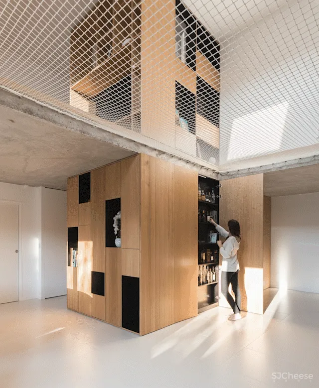 老宅改造, 集成木柜做收纳实用又美观